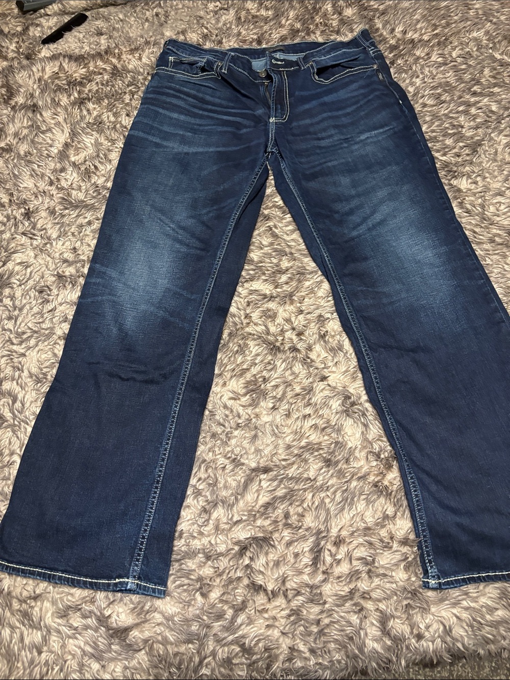Silver Jeans Dark Blue Bootcut Jeans 36x34 Gordie NWOT